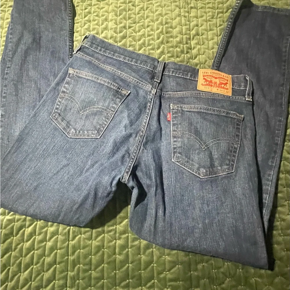 Levi’s 511 Blue‎ Denim Jeans Size 34/32